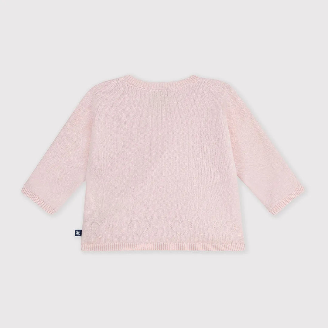Petit Bateau Baby Girl Wool Wrapover Top