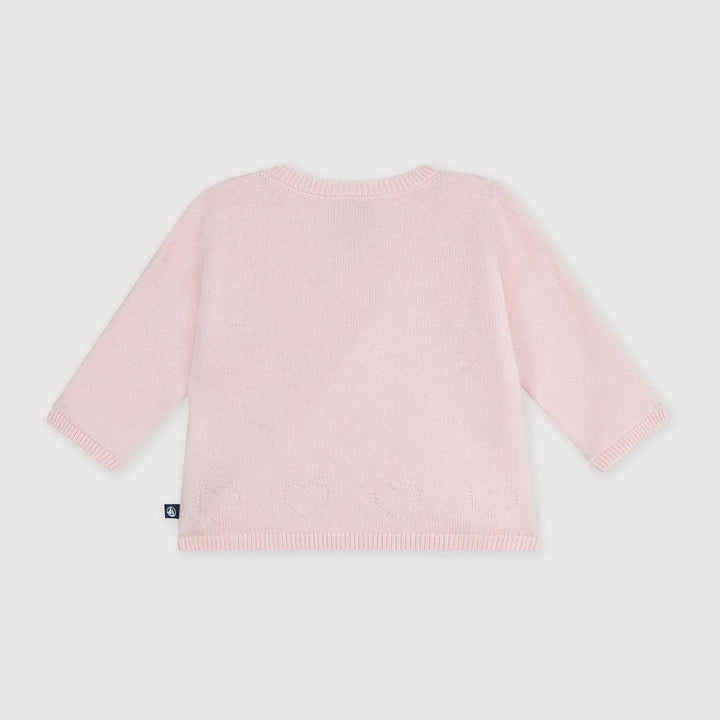 Petit Bateau Baby Girl Wool Wrapover Top