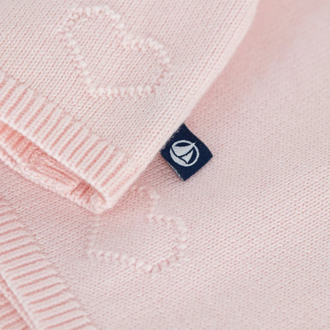 Petit Bateau Baby Girl Wool Wrapover Top
