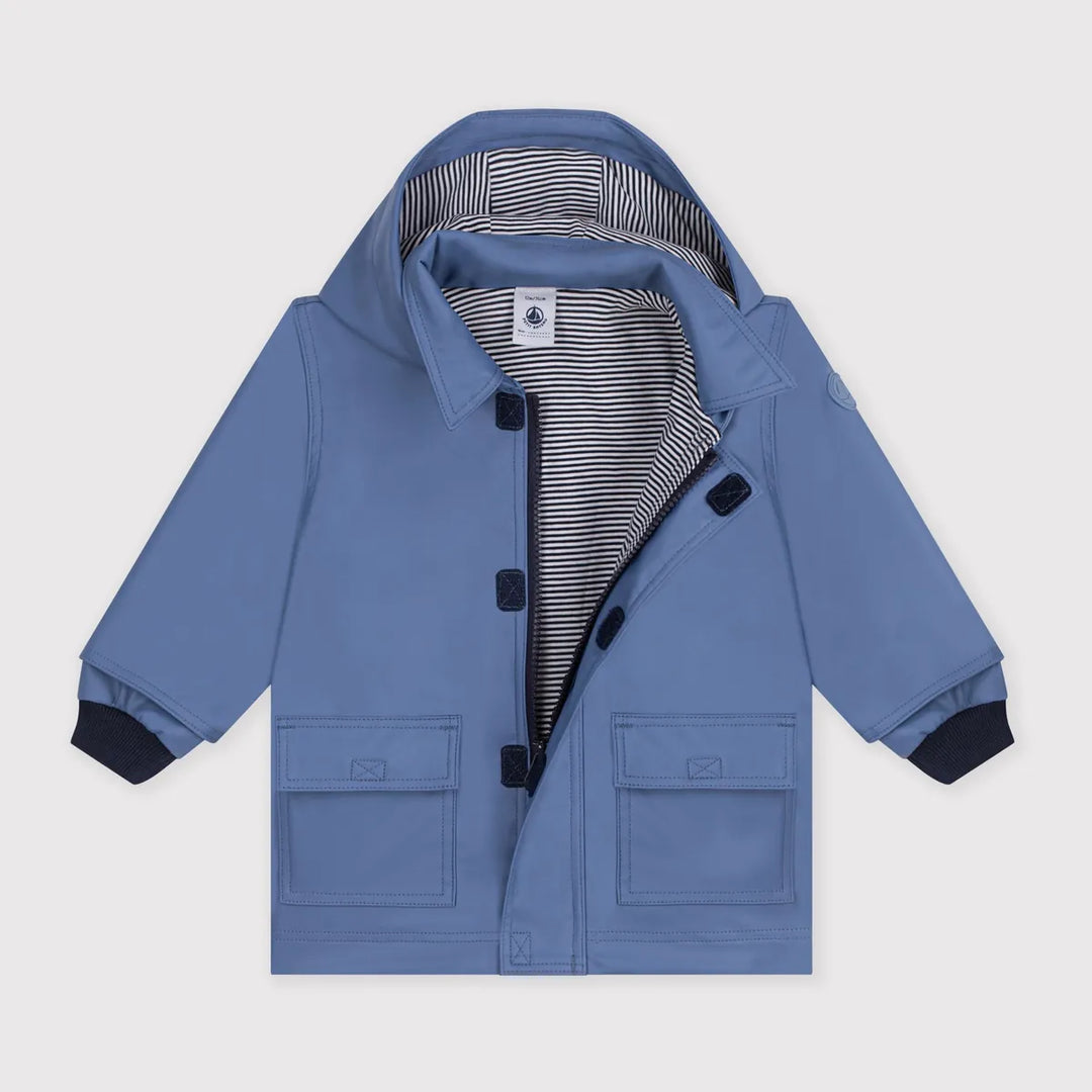 Petit Bateau Baby Unisex Recycled Jacket - Marine