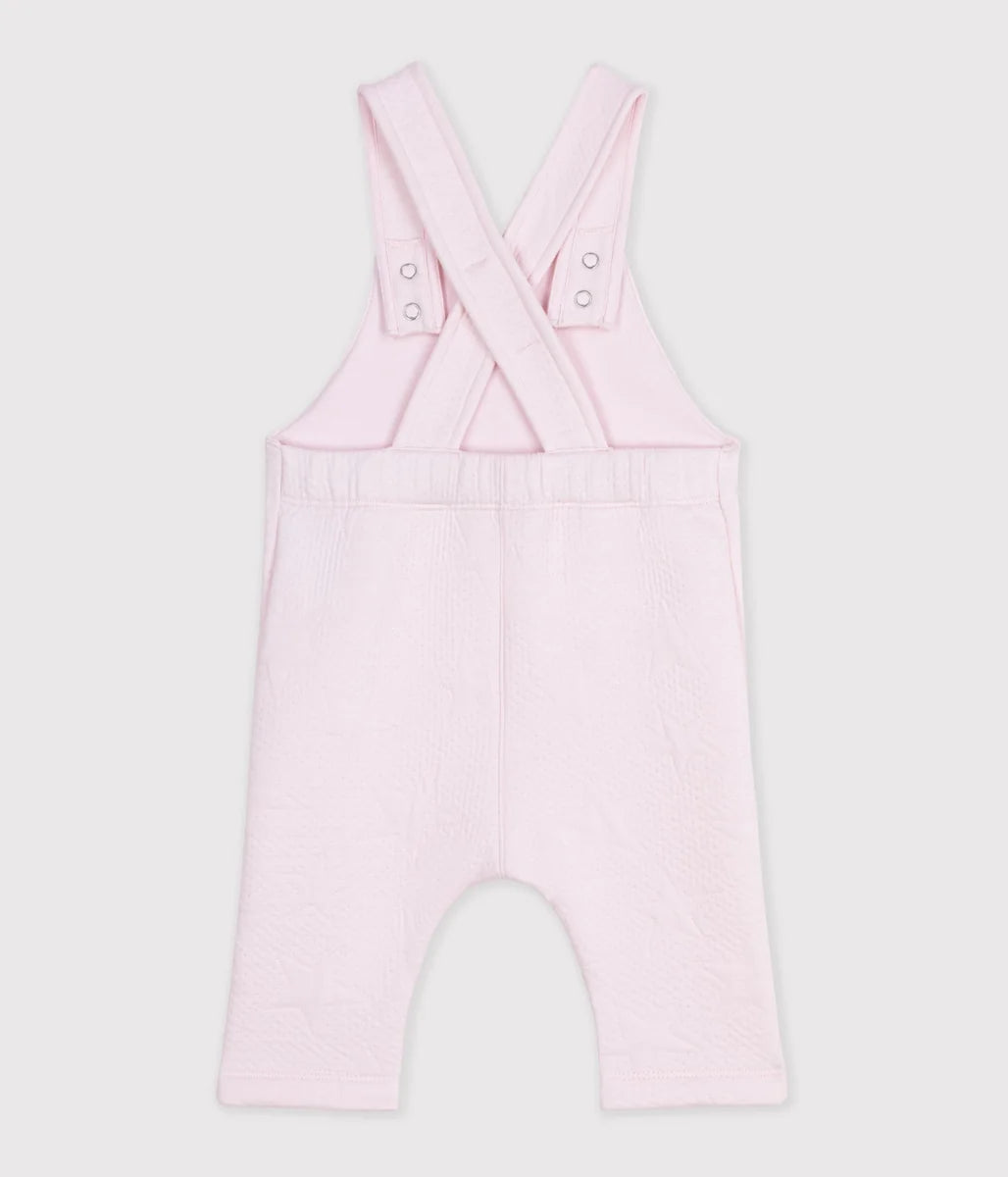 Petit Bateau Baby Girls’ Cotton Dungarees with Star Pattern