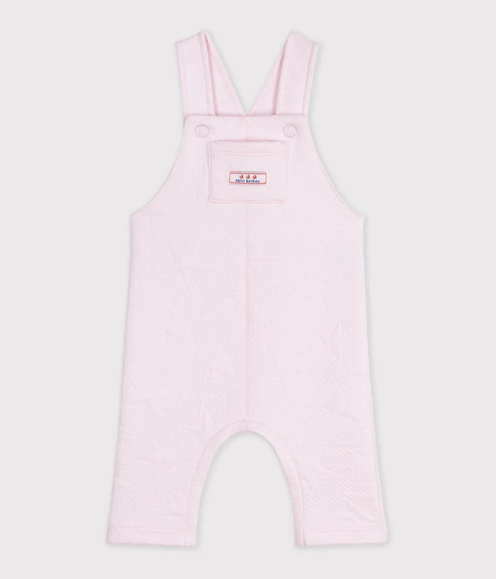 Petit Bateau Baby Girls’ Cotton Dungarees with Star Pattern