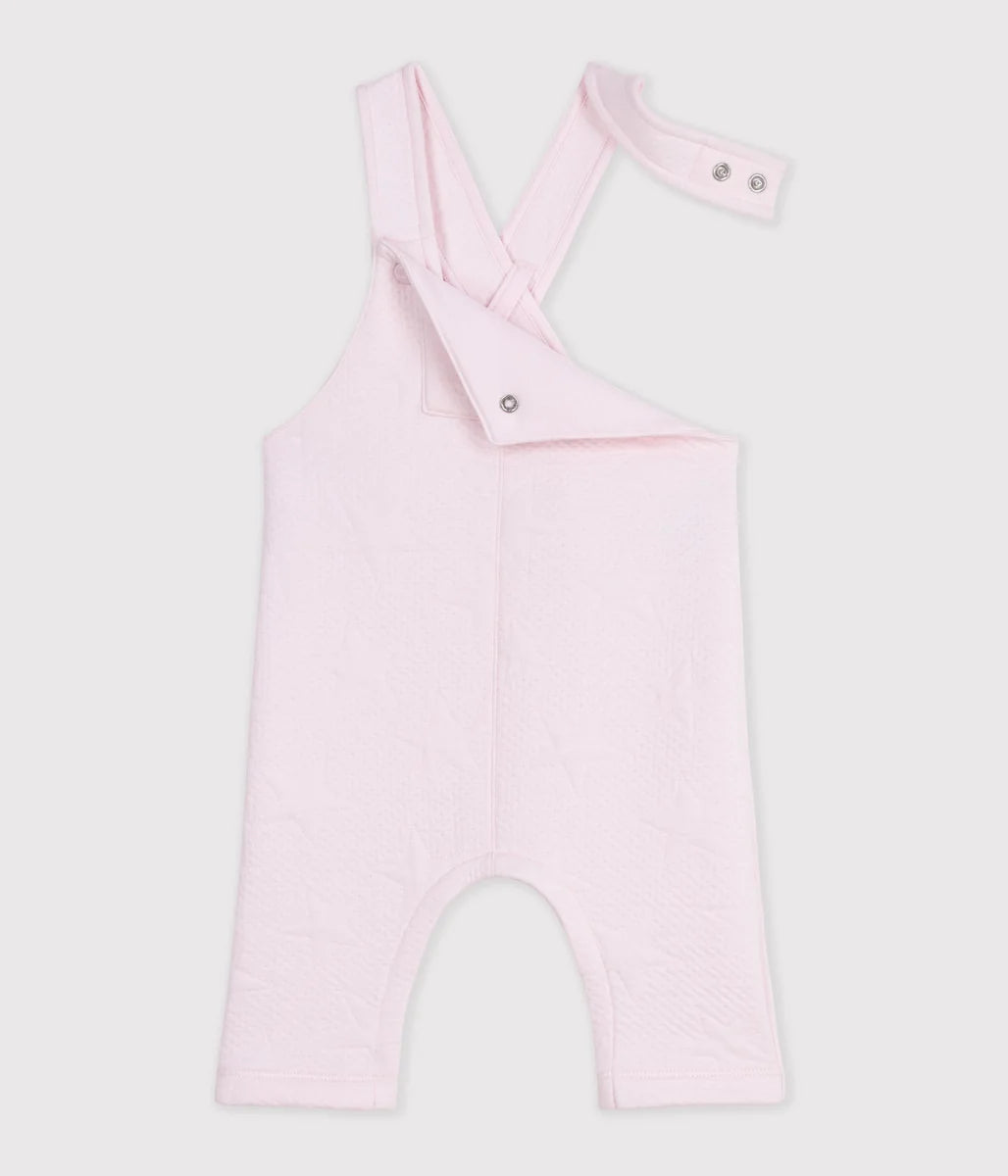 Petit Bateau Baby Girls’ Cotton Dungarees with Star Pattern
