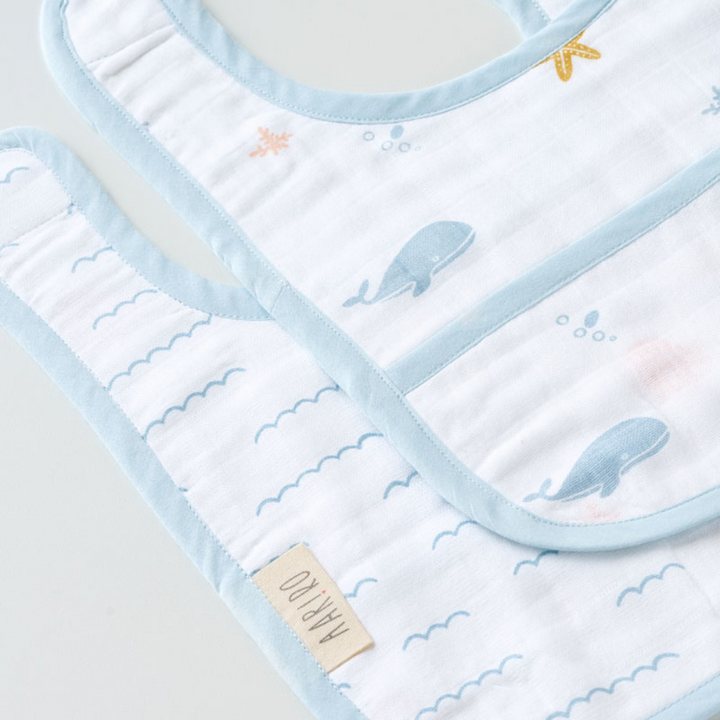 Aariro Little Explorer Classic Muslin Bib Collection