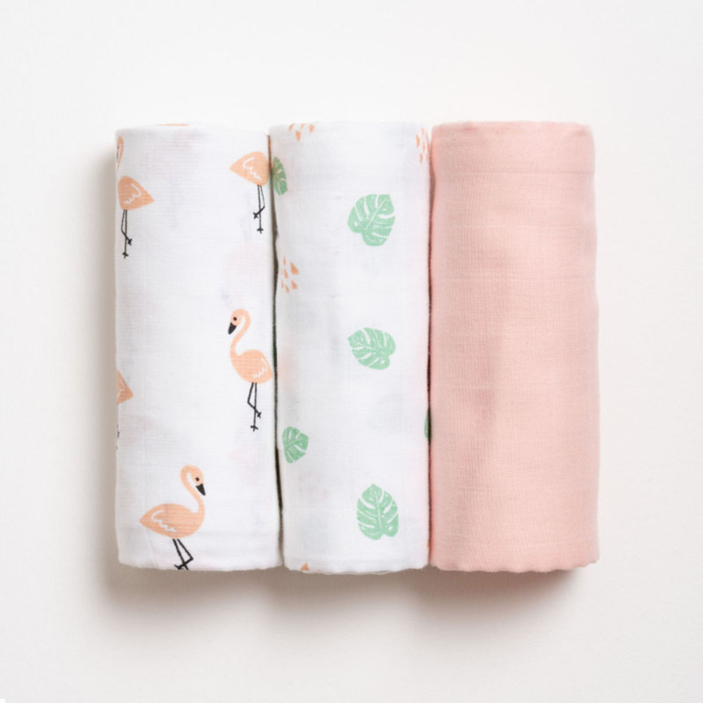 Aariro Muslin Swaddle - 3 Pieces