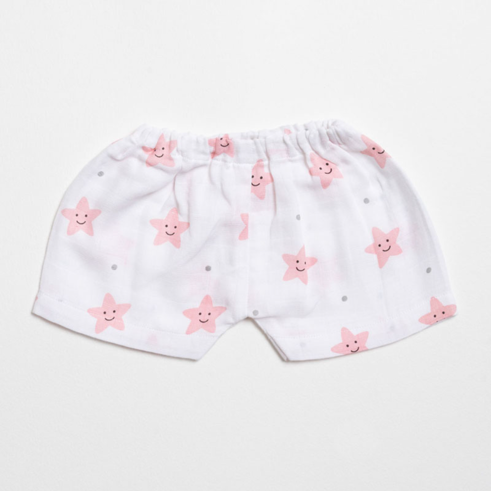 Peach Smiley Star
