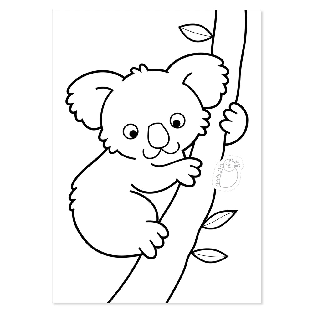 Orchard Toys Animals Sticker Colouring Book
