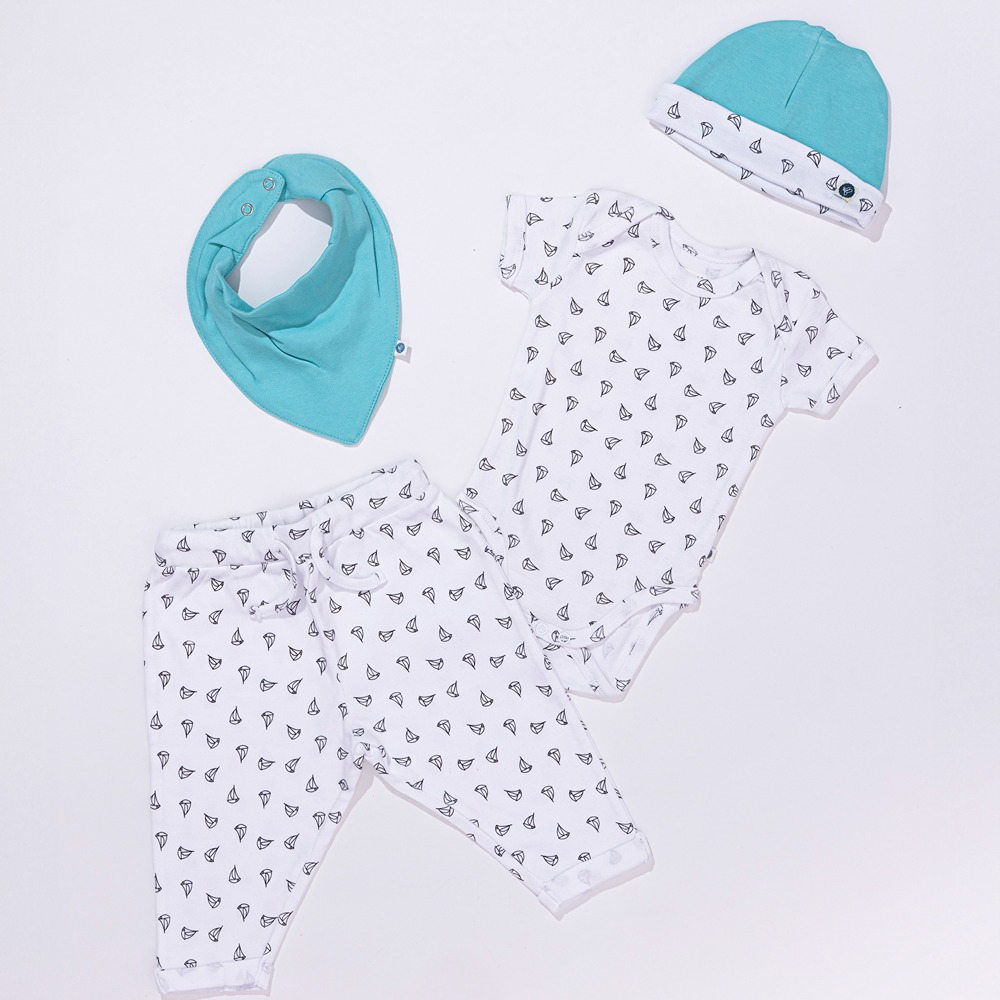Cotton Bug Cap - Anchor (Pack of 2)