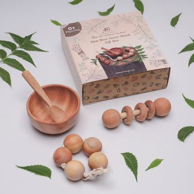 Ariro New Born Neem Wood Gift Box