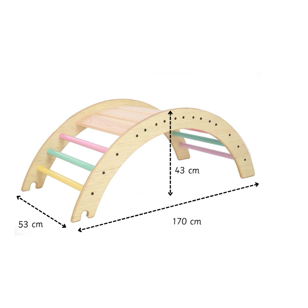 Ariro Pikler Climbing Arch-Semi color