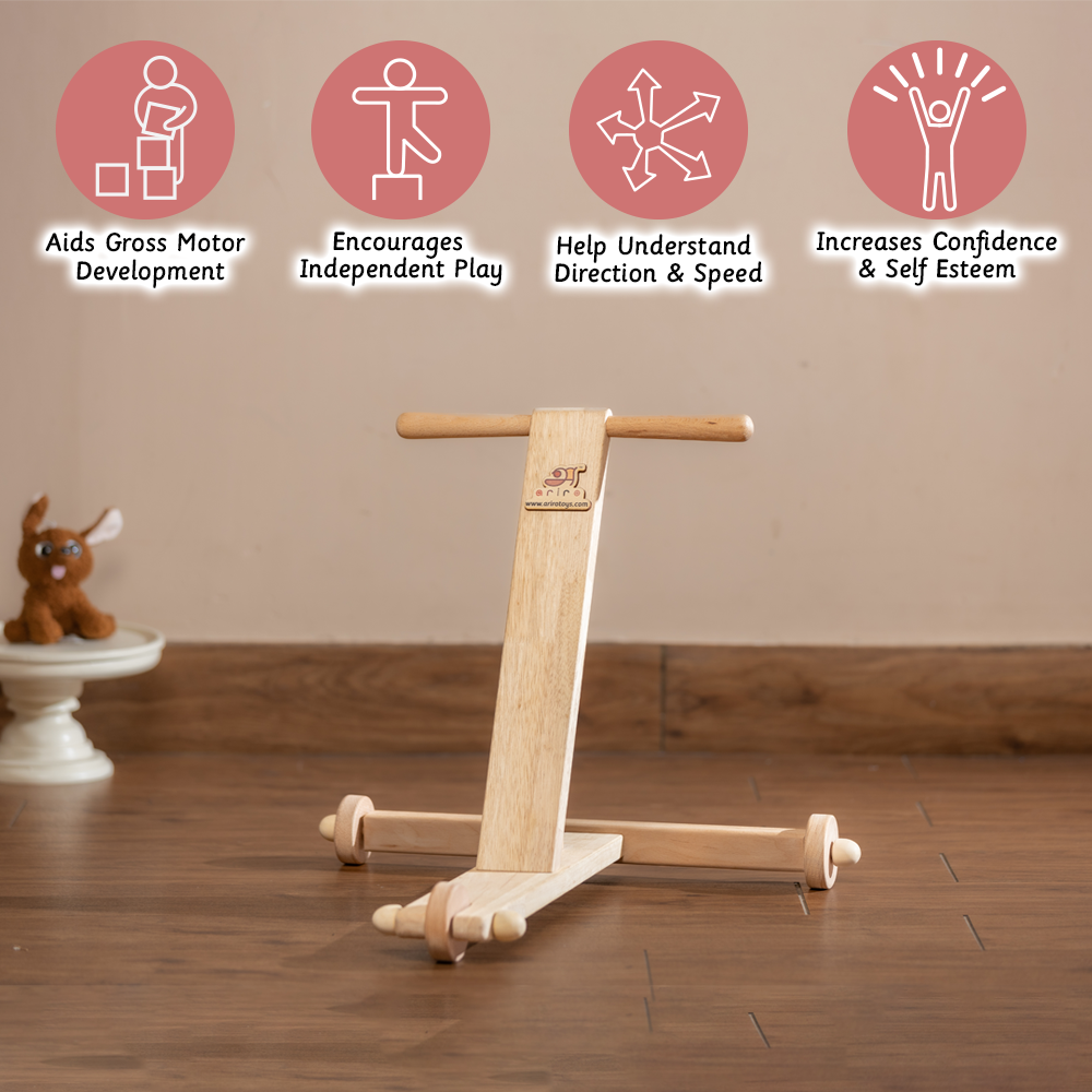 Ariro Wooden Traditional Push wagon