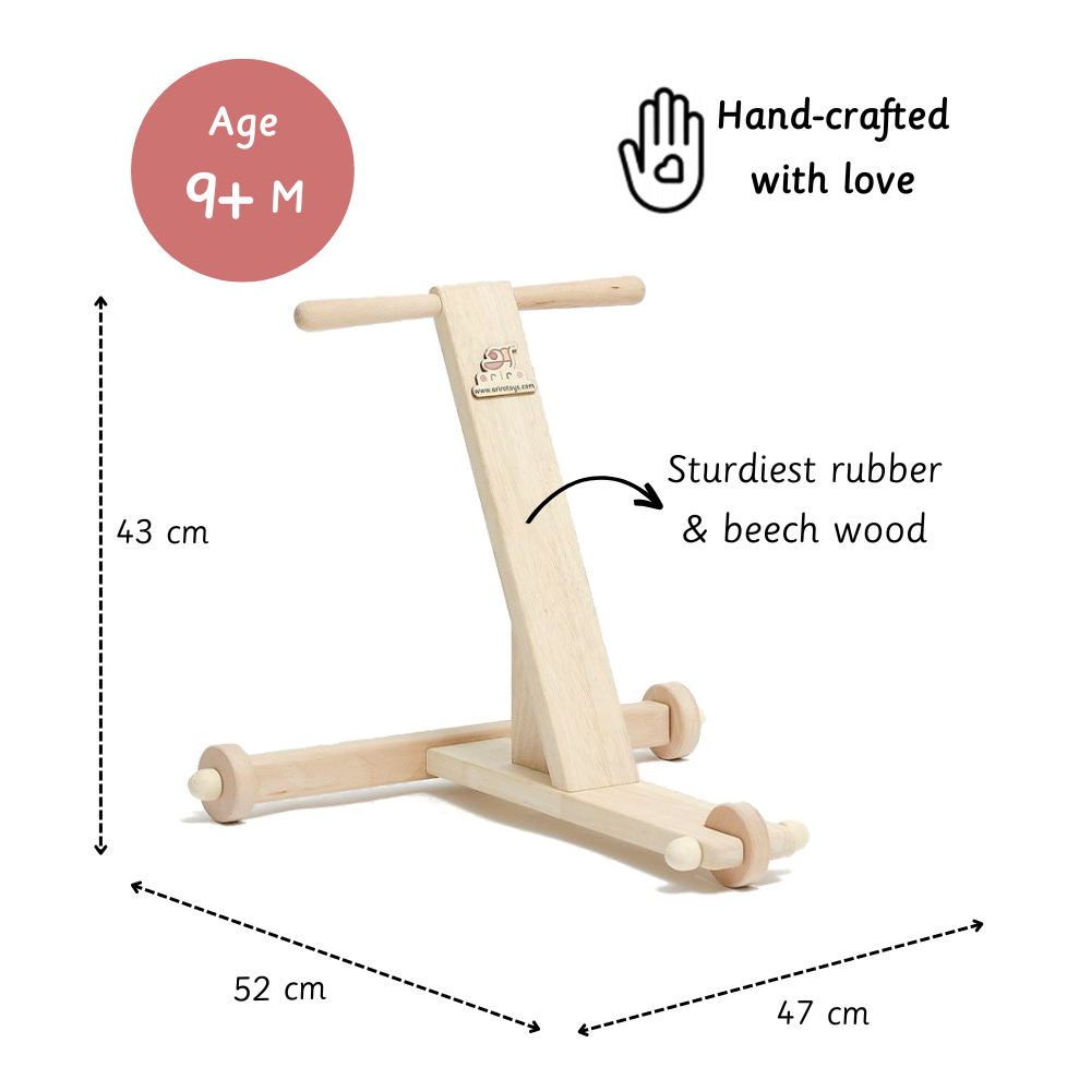 Ariro Wooden Traditional Push wagon