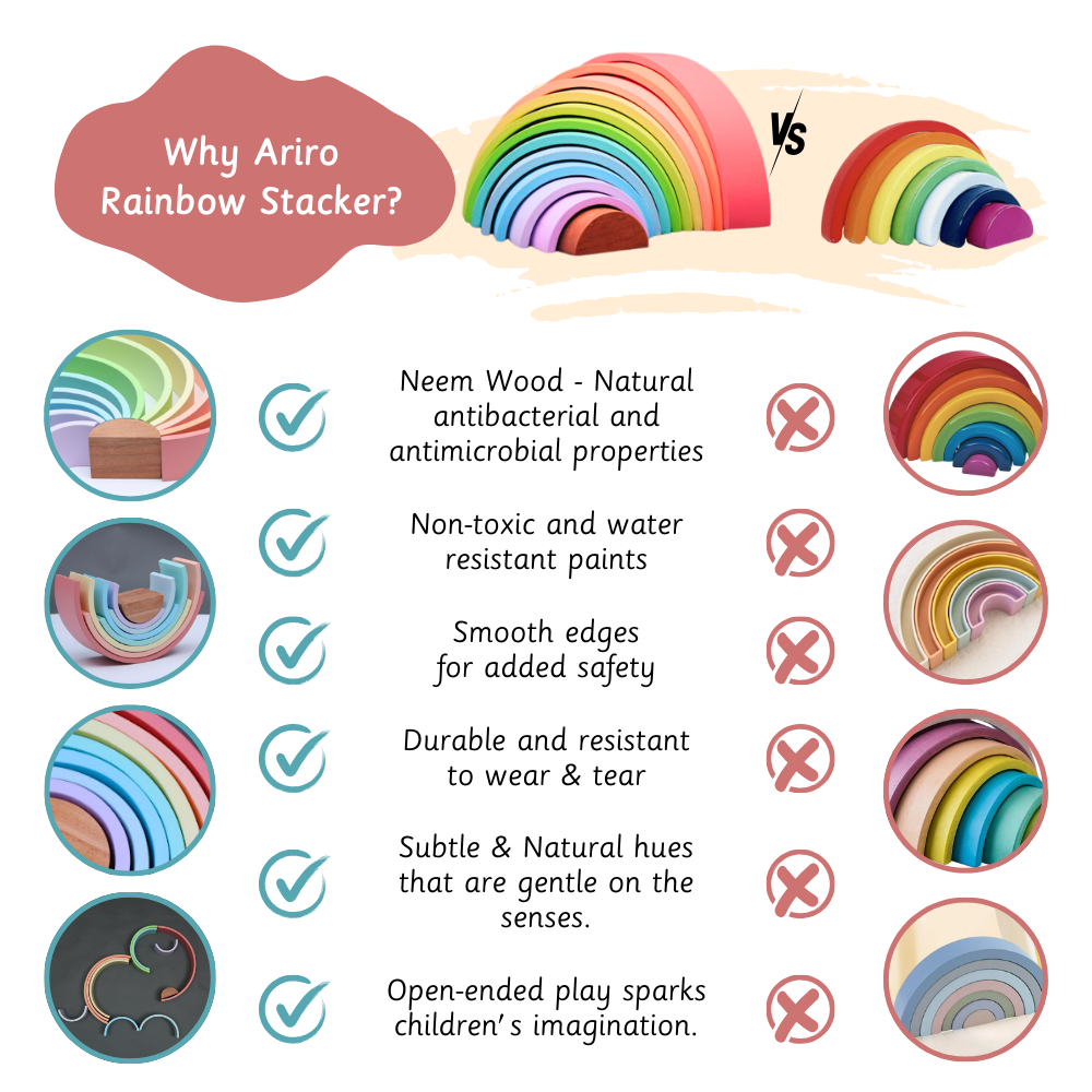 Ariro Rainbow Stacker- Small