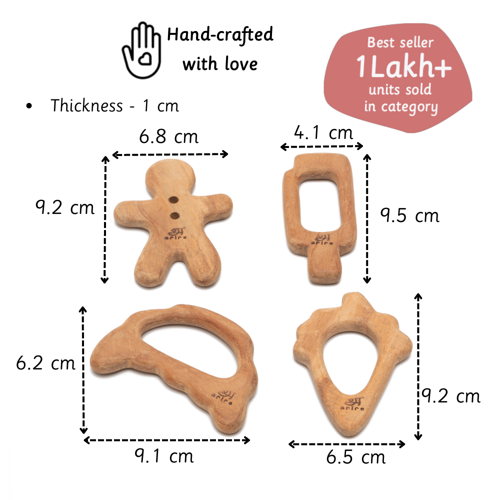 Ariro Wooden Teethers - Treats