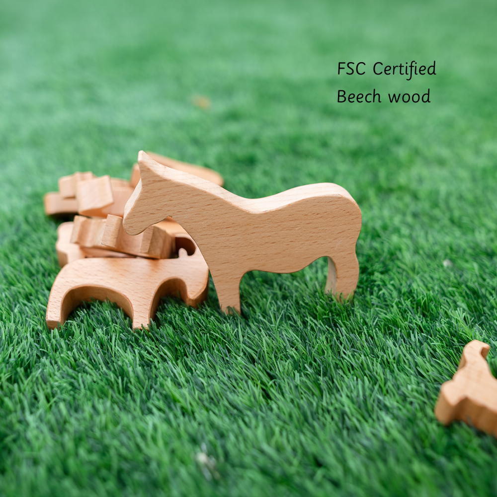 Ariro Wooden Farm Animals