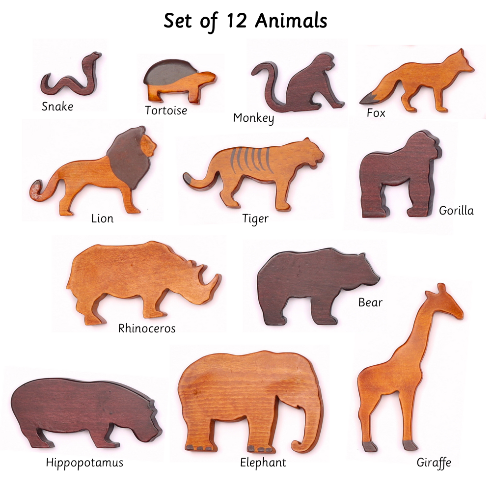 Ariro Wild Animals (Set of 12)