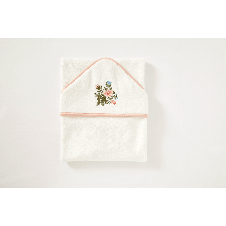 Annasimona Kids Floral &amp; Nature Collection of Cotton Hooded Towel