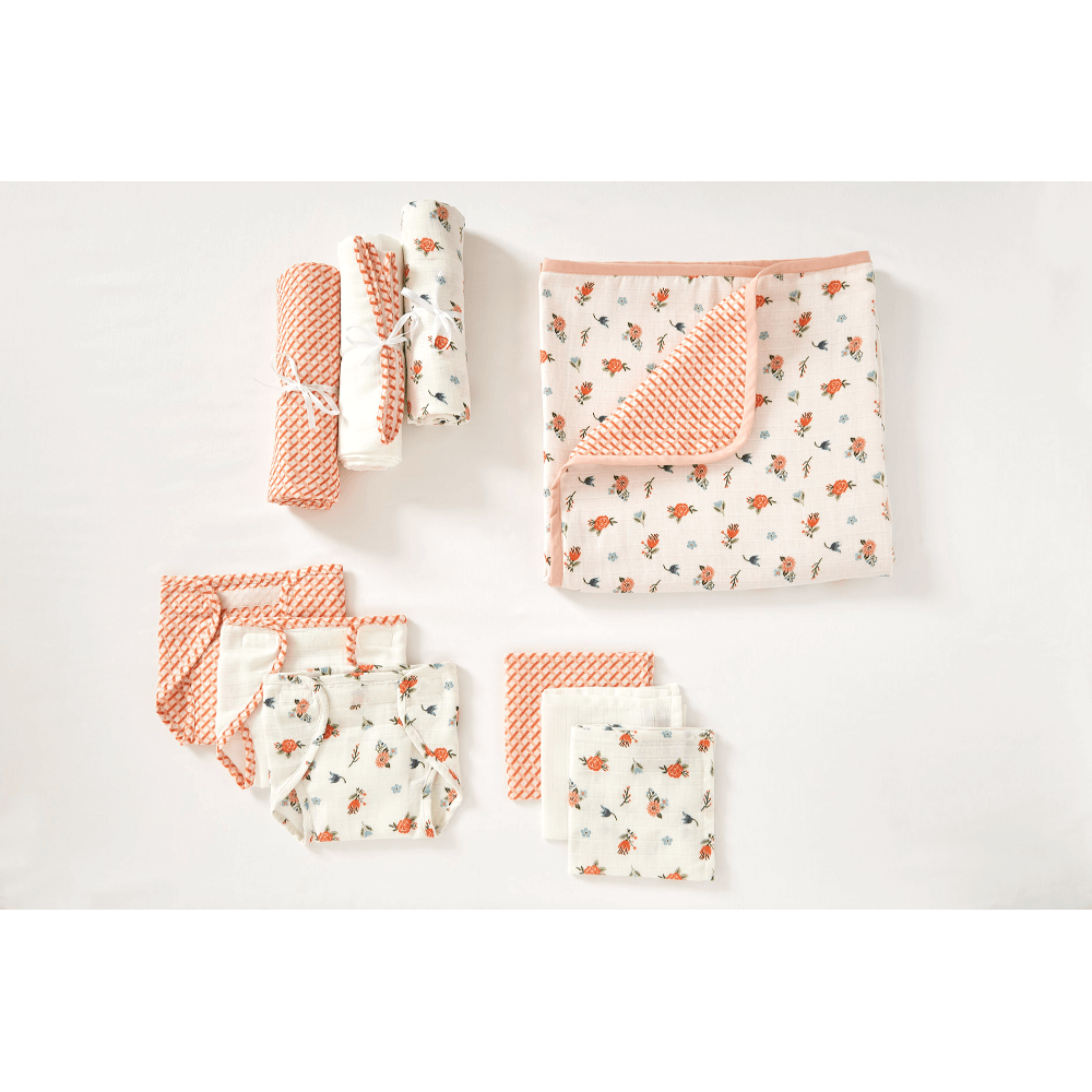 Annasimona Kids Whimsical Friends Muslin Wash Cloths – Set of Six