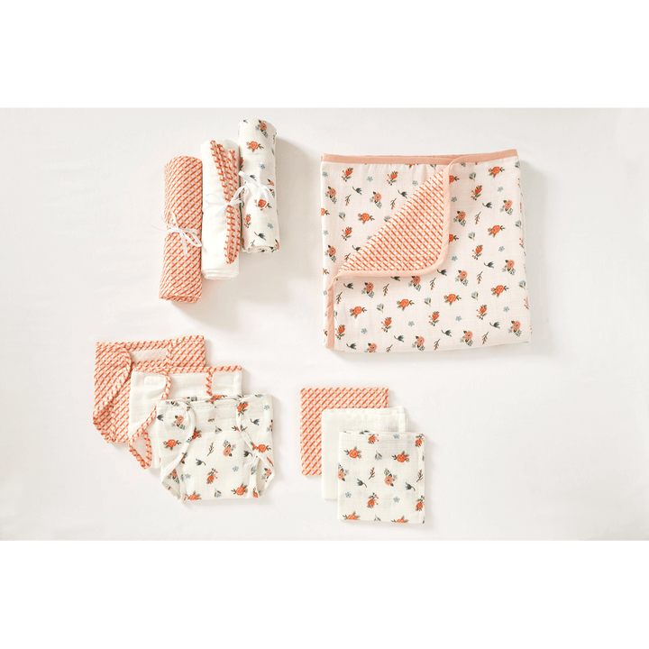 Annasimona Kids Whimsical Friends Muslin Wash Cloths – Set of Six