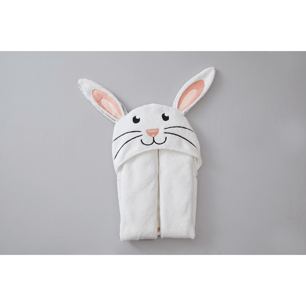 Annasimona Kids Floral &amp; Nature Collection of Cotton Hooded Towel