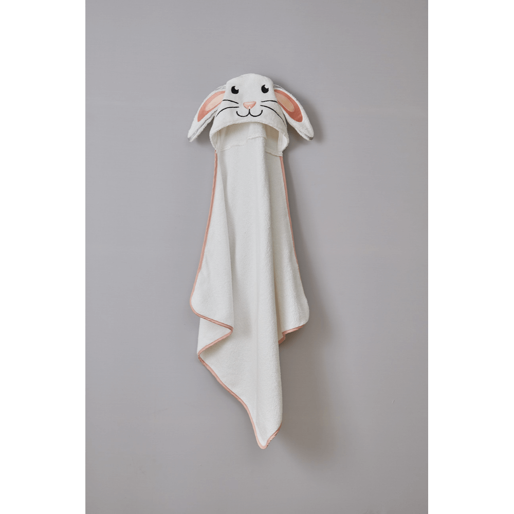 Annasimona Kids Floral &amp; Nature Collection of Cotton Hooded Towel