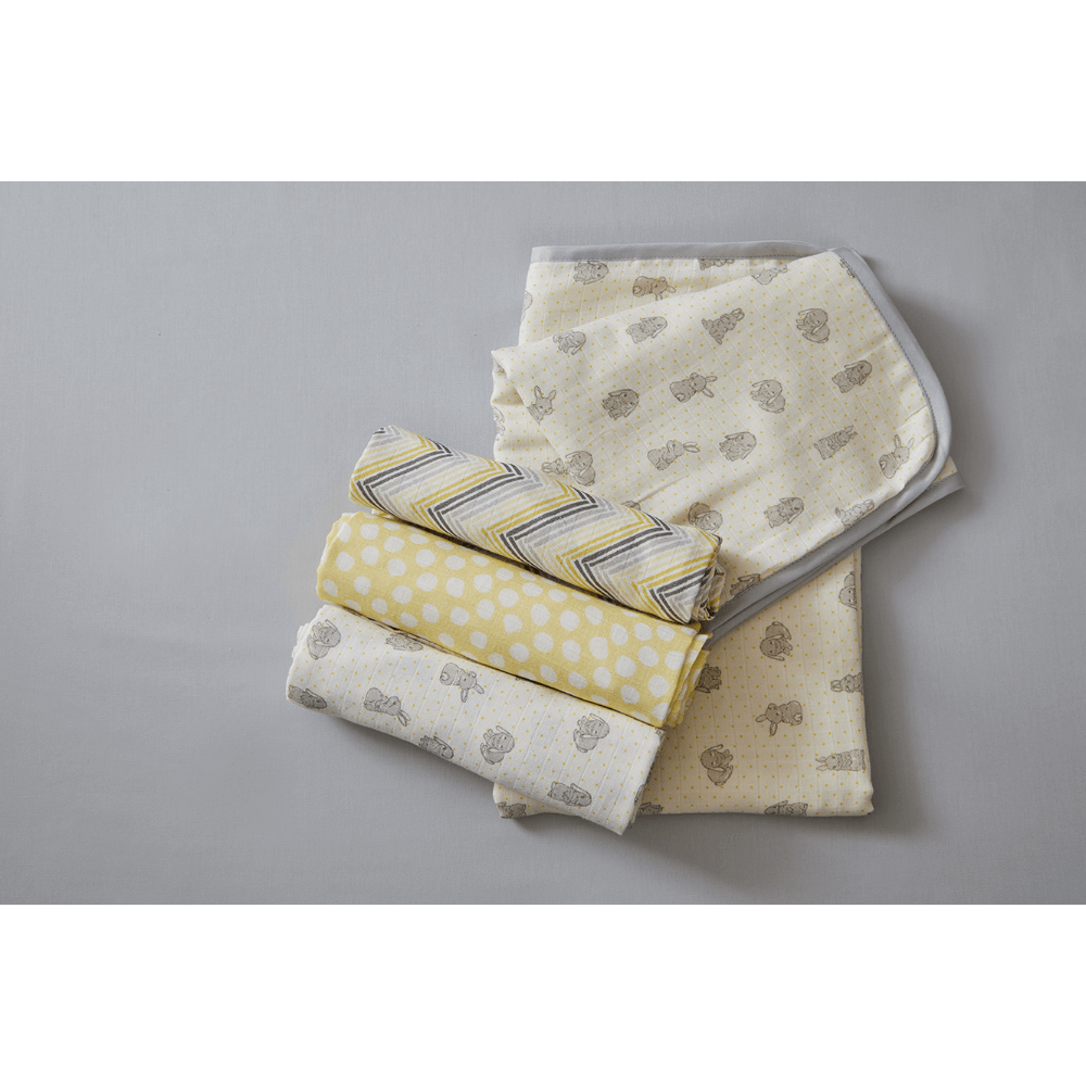 Annasimona Kids Whimsical &amp; Playful Premium Cotton Muslin Blankets