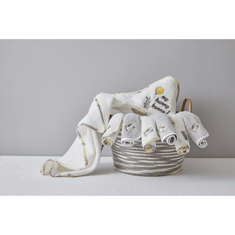 Annasimona Kids Floral &amp; Nature Collection of Cotton Hooded Towel
