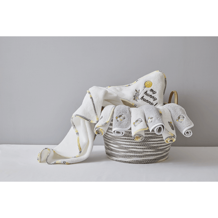 Annasimona Kids Floral &amp; Nature Collection of Cotton Hooded Towel