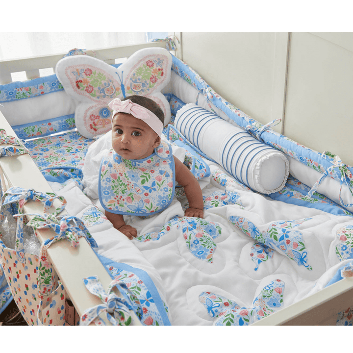 Annasimona Kids Nature &amp; Animal-Inspired Crib Bedding Set of Eight