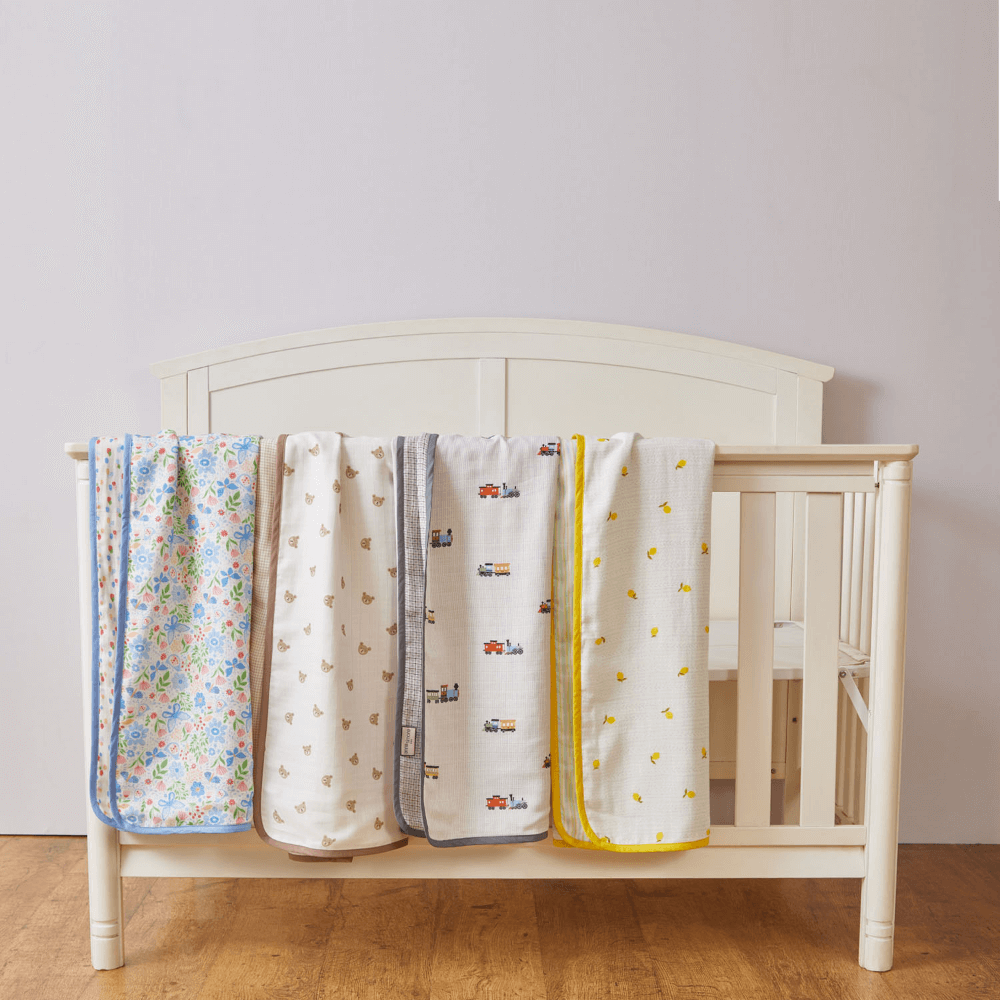 Annasimona Kids Whimsical &amp; Playful Premium Cotton Muslin Blankets