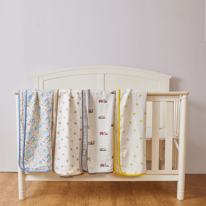 Annasimona Kids Whimsical &amp; Playful Premium Cotton Muslin Blankets