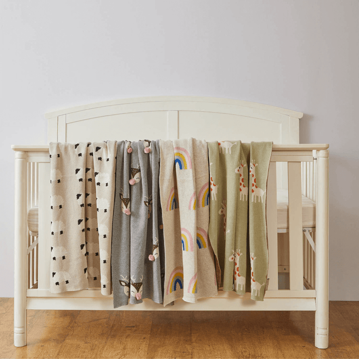 Annasimona Kids Animal Friends Knitted Blankets