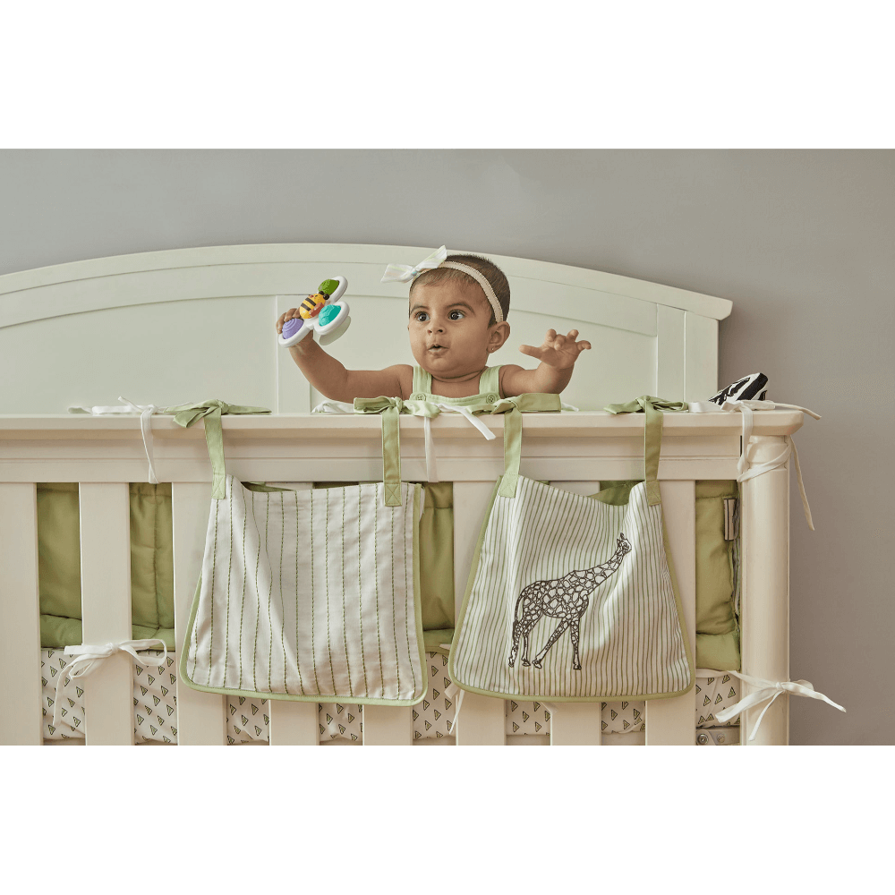 Annasimona Kids Travel &amp; Adventure Cot Pockets – Set of Two