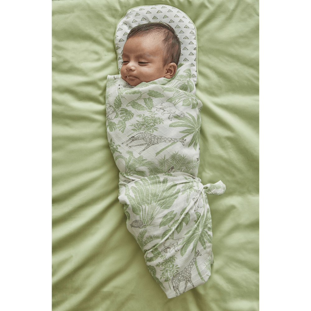 Annasimona Kids Muslin Swaddles Collection – Set of Three (Nature &amp; Animals)