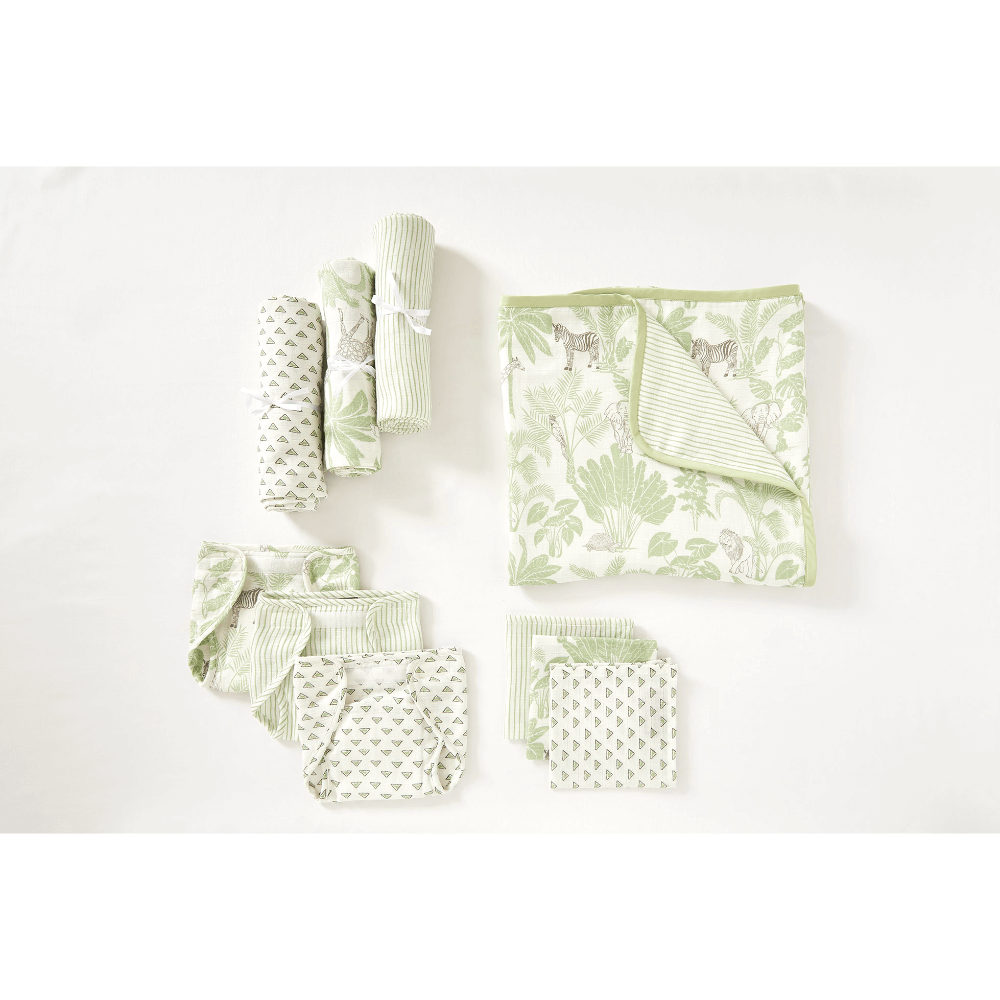 Annasimona Kids Whimsical Friends Muslin Wash Cloths – Set of Six