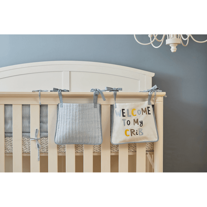 Annasimona Kids Travel &amp; Adventure Cot Pockets – Set of Two