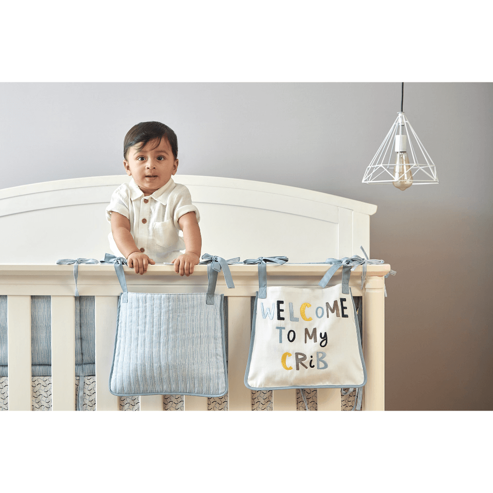 Annasimona Kids Travel &amp; Adventure Cot Pockets – Set of Two