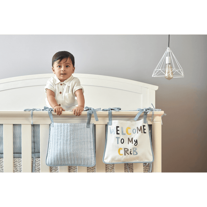 Annasimona Kids Travel &amp; Adventure Cot Pockets – Set of Two