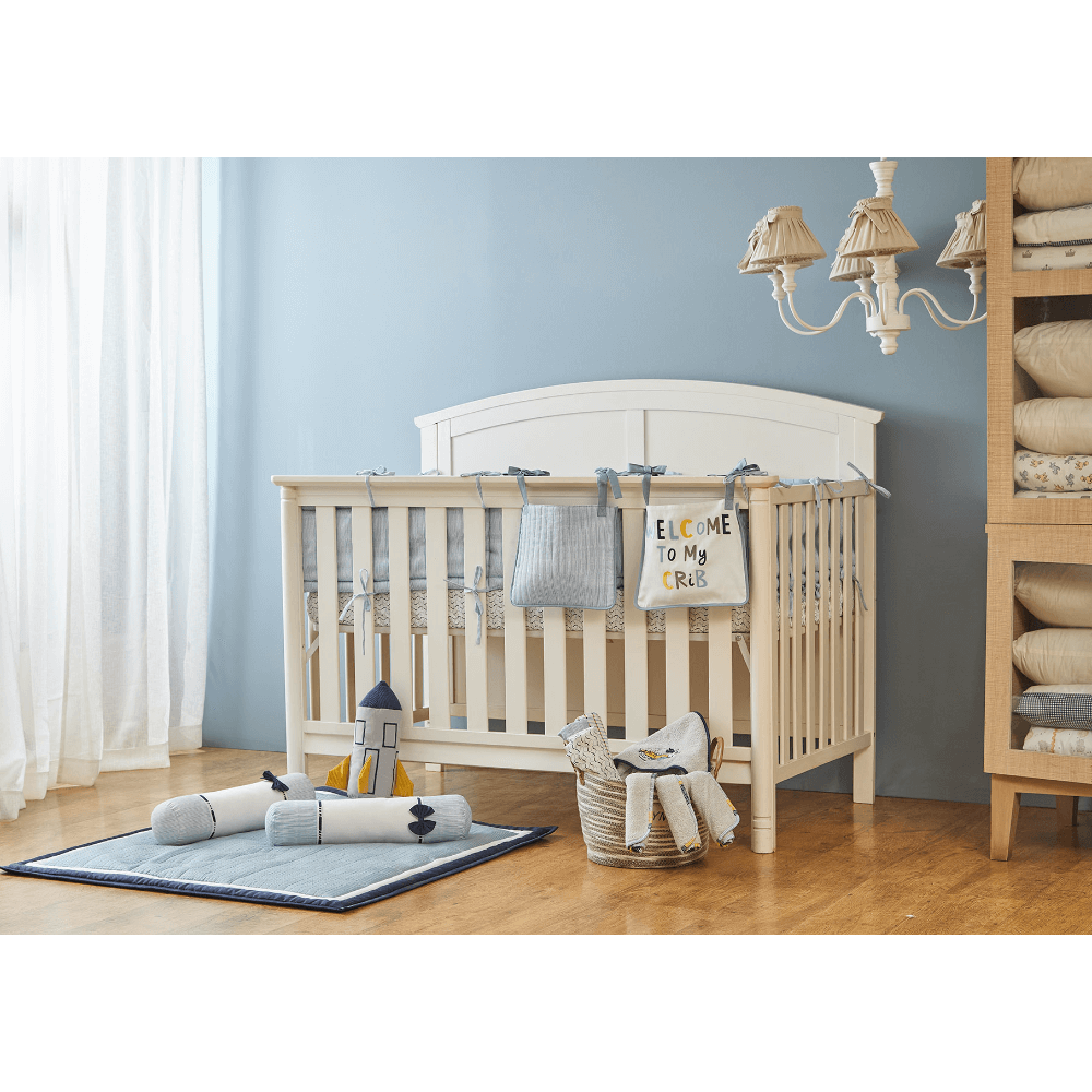 Annasimona Kids Travel &amp; Adventure-Inspired Crib Bedding Set of Eight