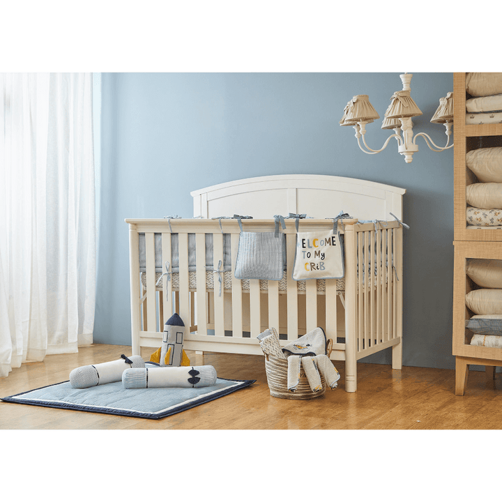 Annasimona Kids Travel &amp; Adventure-Inspired Crib Bedding Set of Eight