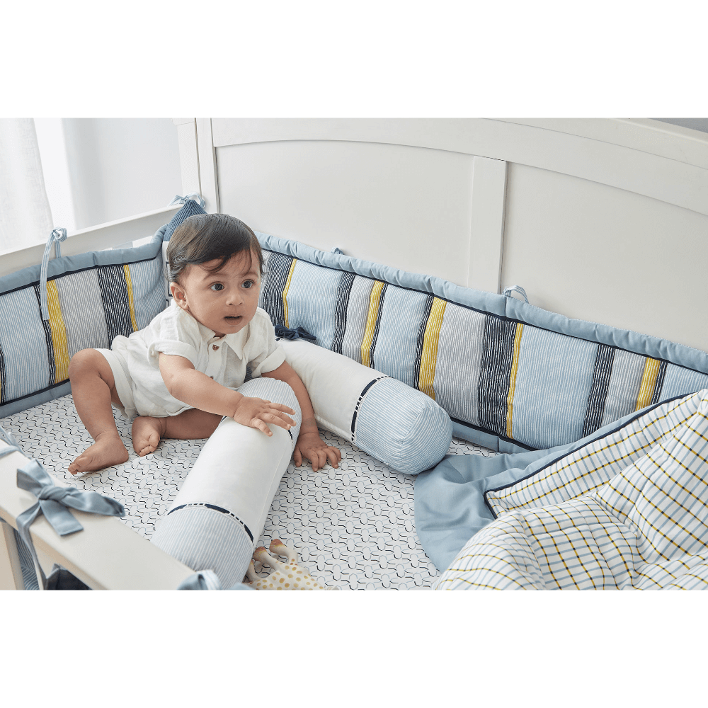 Annasimona Kids Travel &amp; Adventure-Inspired Crib Bedding Set of Eight