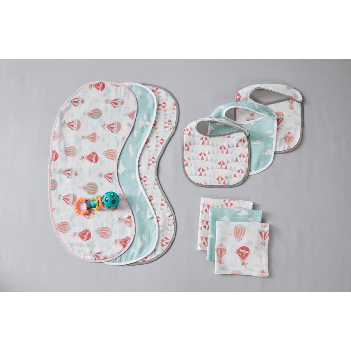 Annasimona Kids Adventure Tales Burp Cloths (Set of Three)