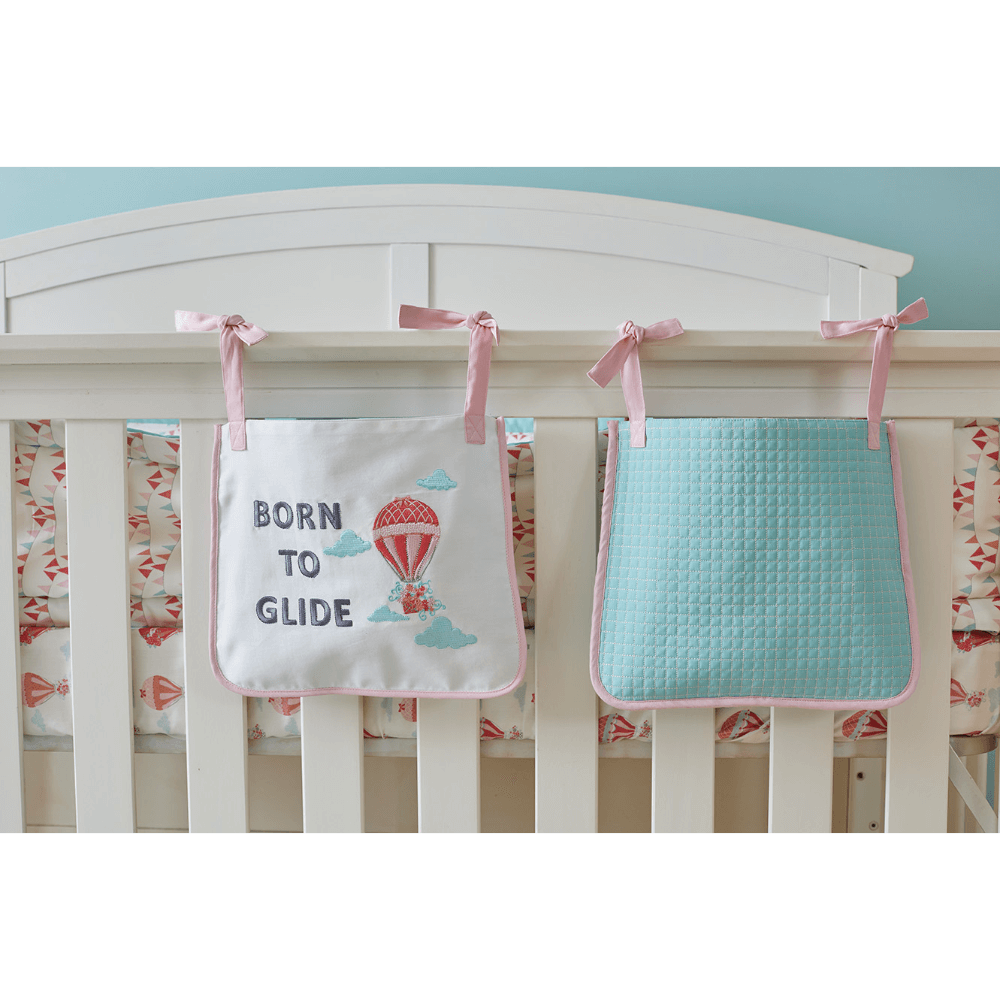 Annasimona Kids Travel &amp; Adventure Cot Pockets – Set of Two