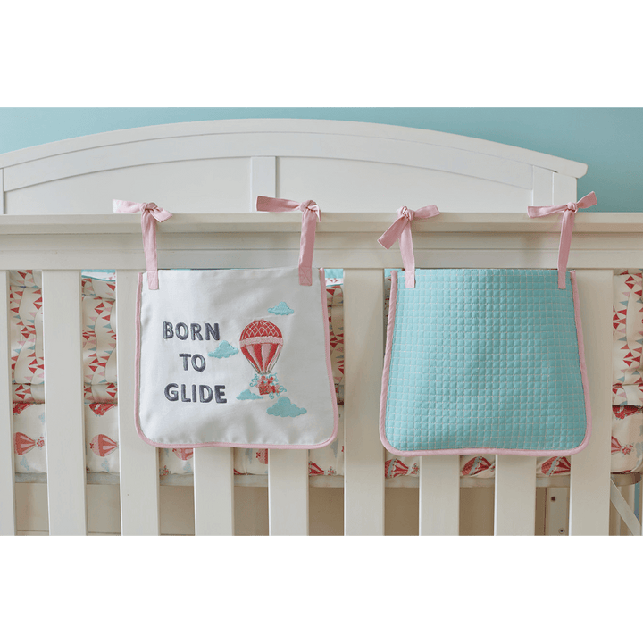 Annasimona Kids Travel &amp; Adventure Cot Pockets – Set of Two