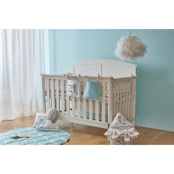 Annasimona Kids Travel &amp; Adventure-Inspired Crib Bedding Set of Eight