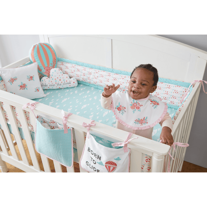 Annasimona Kids Travel &amp; Adventure-Inspired Crib Bedding Set of Eight