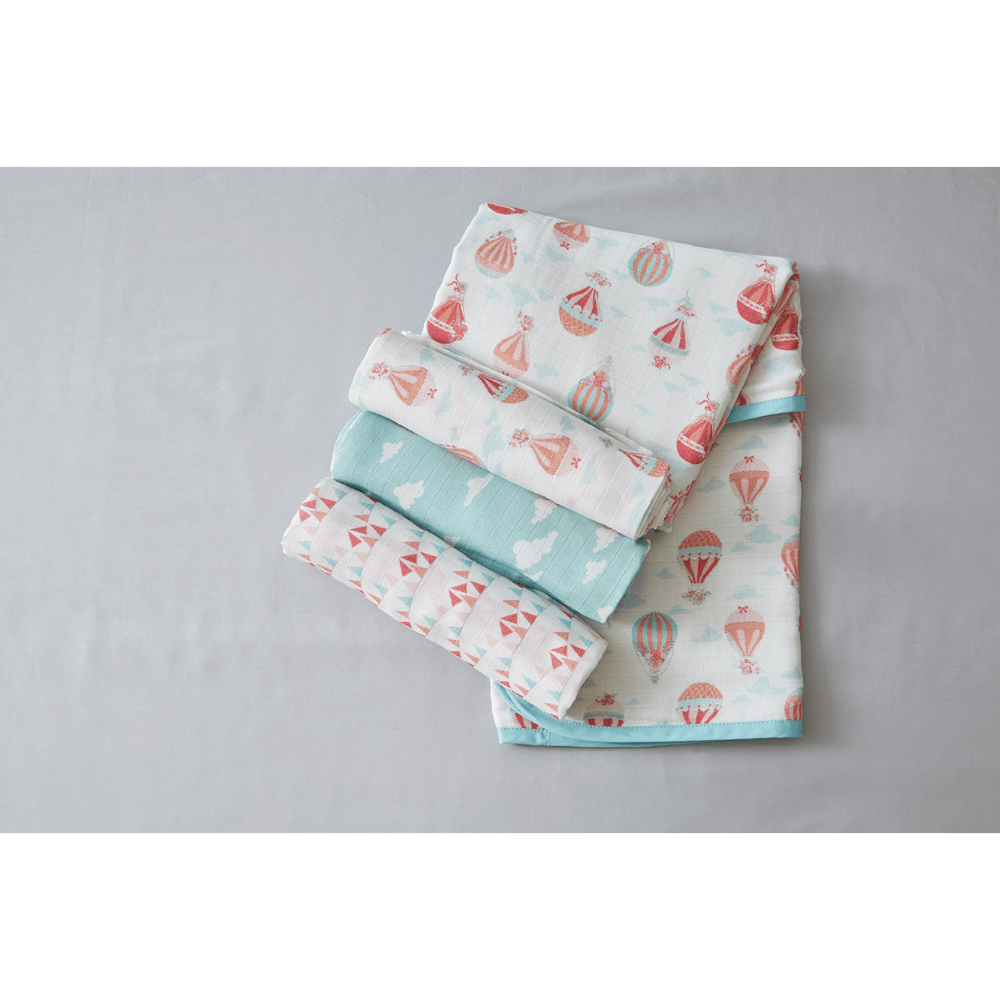 Annasimona Kids Whimsical &amp; Playful Premium Cotton Muslin Blankets