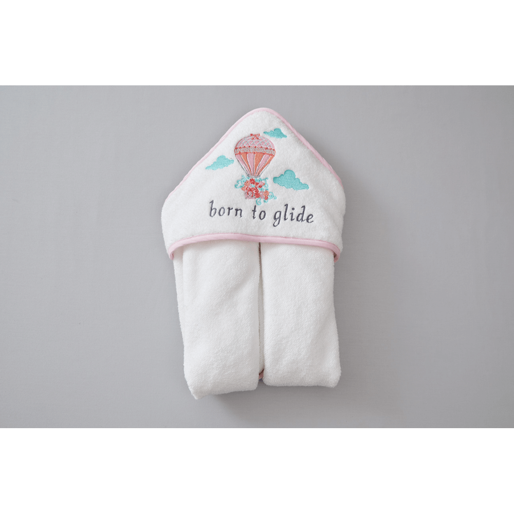 Annasimona Kids Adventure &amp; Travel Collection of Cotton Hooded Towel