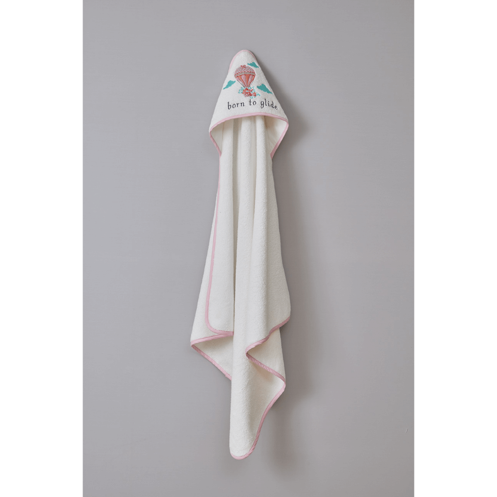 Annasimona Kids Adventure &amp; Travel Collection of Cotton Hooded Towel