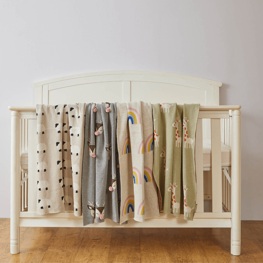 Annasimona Kids Nature &amp; Fantasy Cotton Knitted Blankets